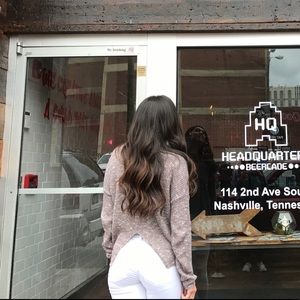 Purple Express sweater